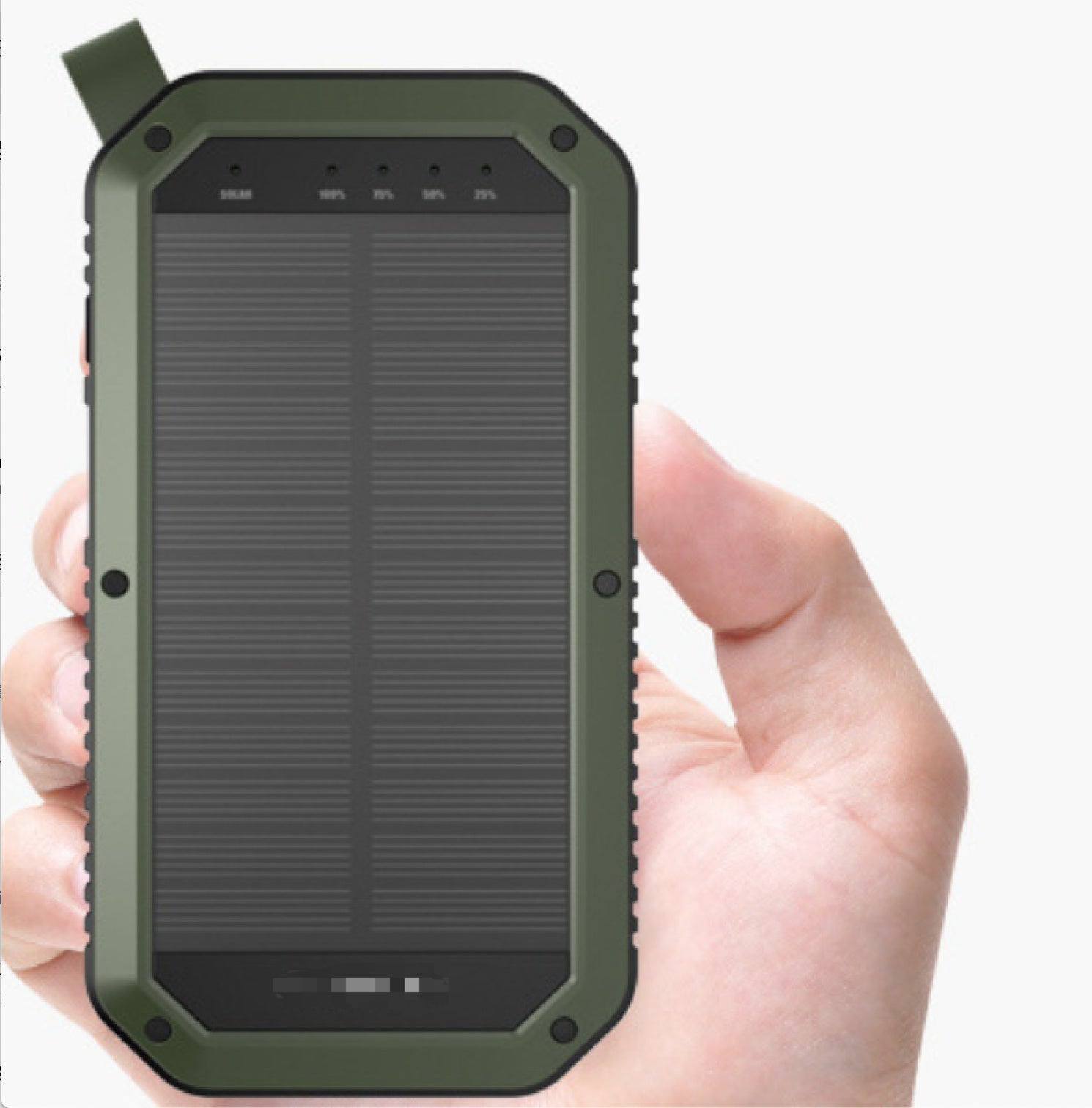 Wirelsess solar powerbank phone accessories torch - Choronex