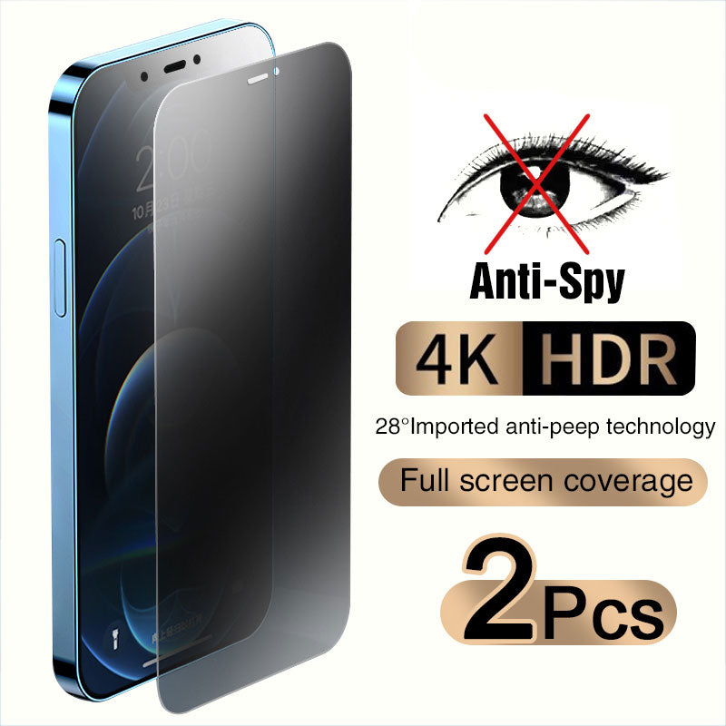 Mobile Phone Anti-peeping Tempered Glass Full Screen - Choronex