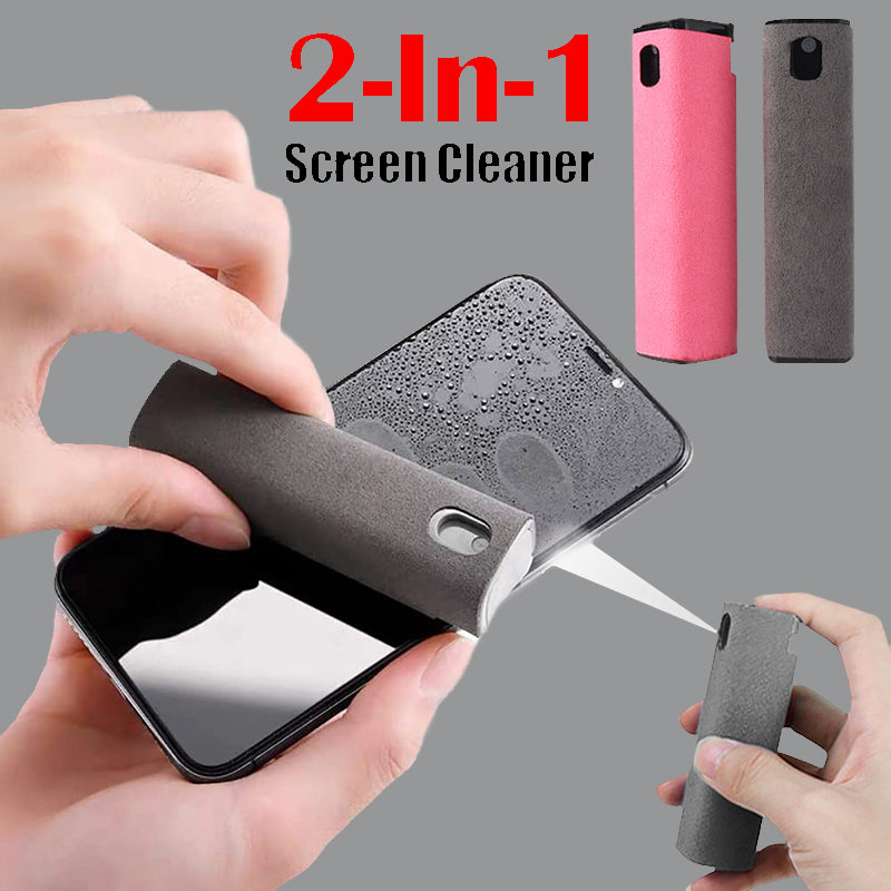 Mobile Phone Screen Cleaner Set - Integrated Storage for Portable Computer and Smartphone Cleaning