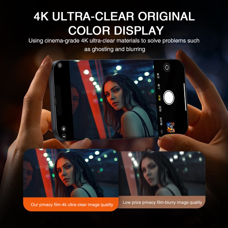 Mobile Phone Anti-peeping Tempered Glass Full Screen - Choronex